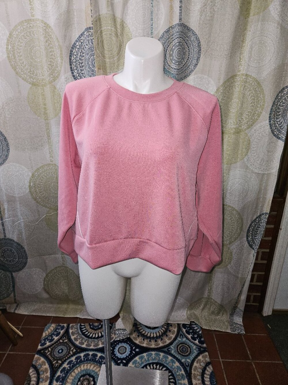 NWT Member's Mark Sandwash Crewneck Pullover - Pink (XXL)